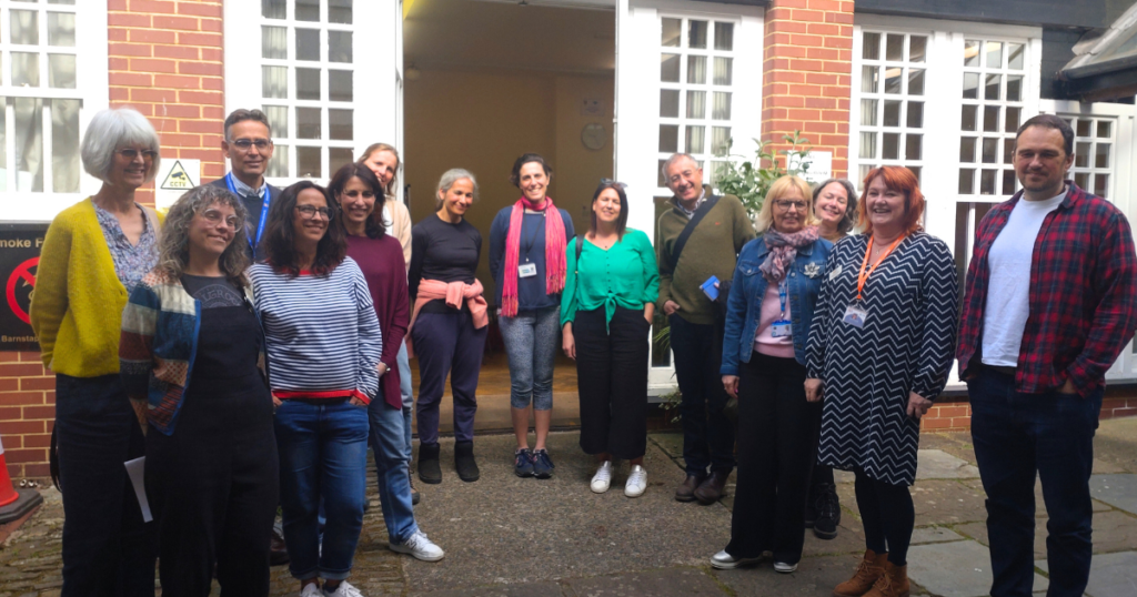 Charity guests at the Castle Centre Barnstaple